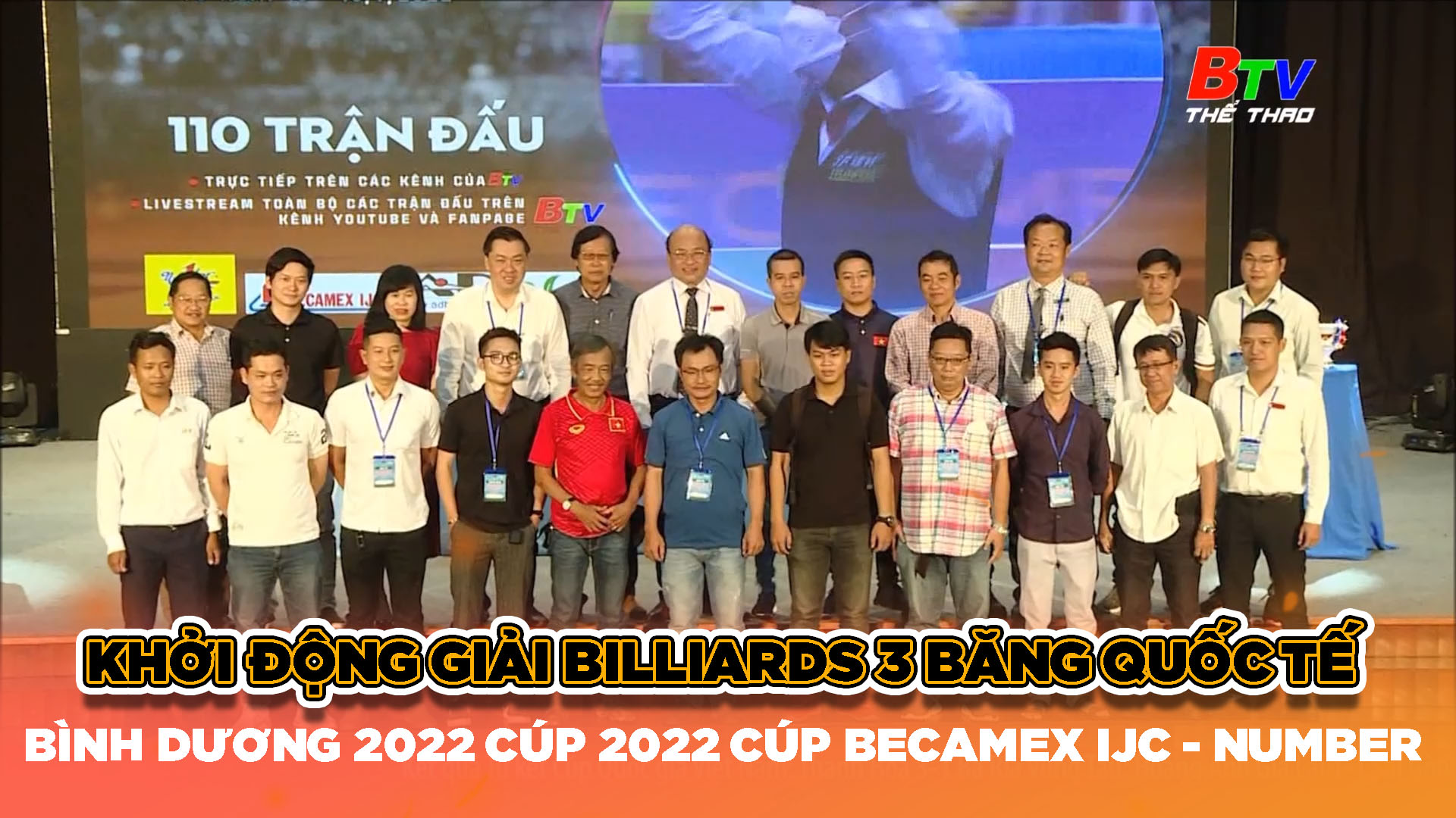 Khởi động Giải Billiards  Carom 3 băng Quốc tế Bình Dương 2022 Cúp Becamex IJC – Number 1